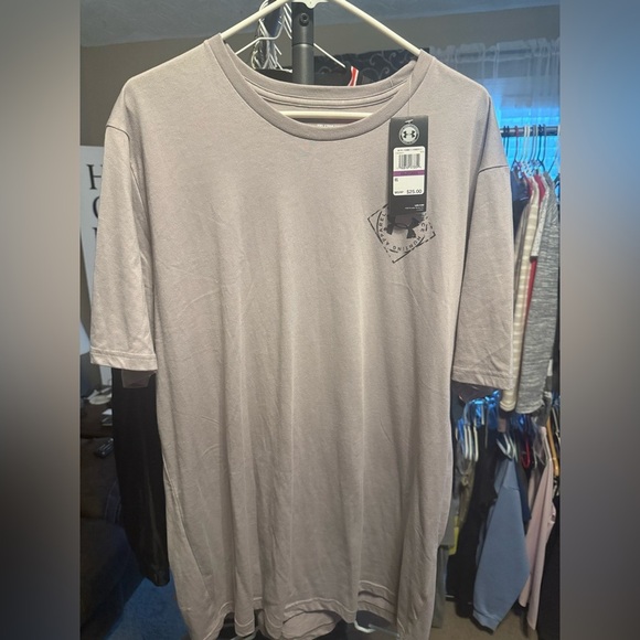 Under Armour Other - XXL Men's Under Armour Light Gray Short Sleeve Tee NWT